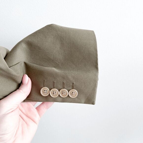 Topman Men's Skinny Single Breasted Sport Coat Suit Jacket Khaki Size 42 - Picture 3 of 9